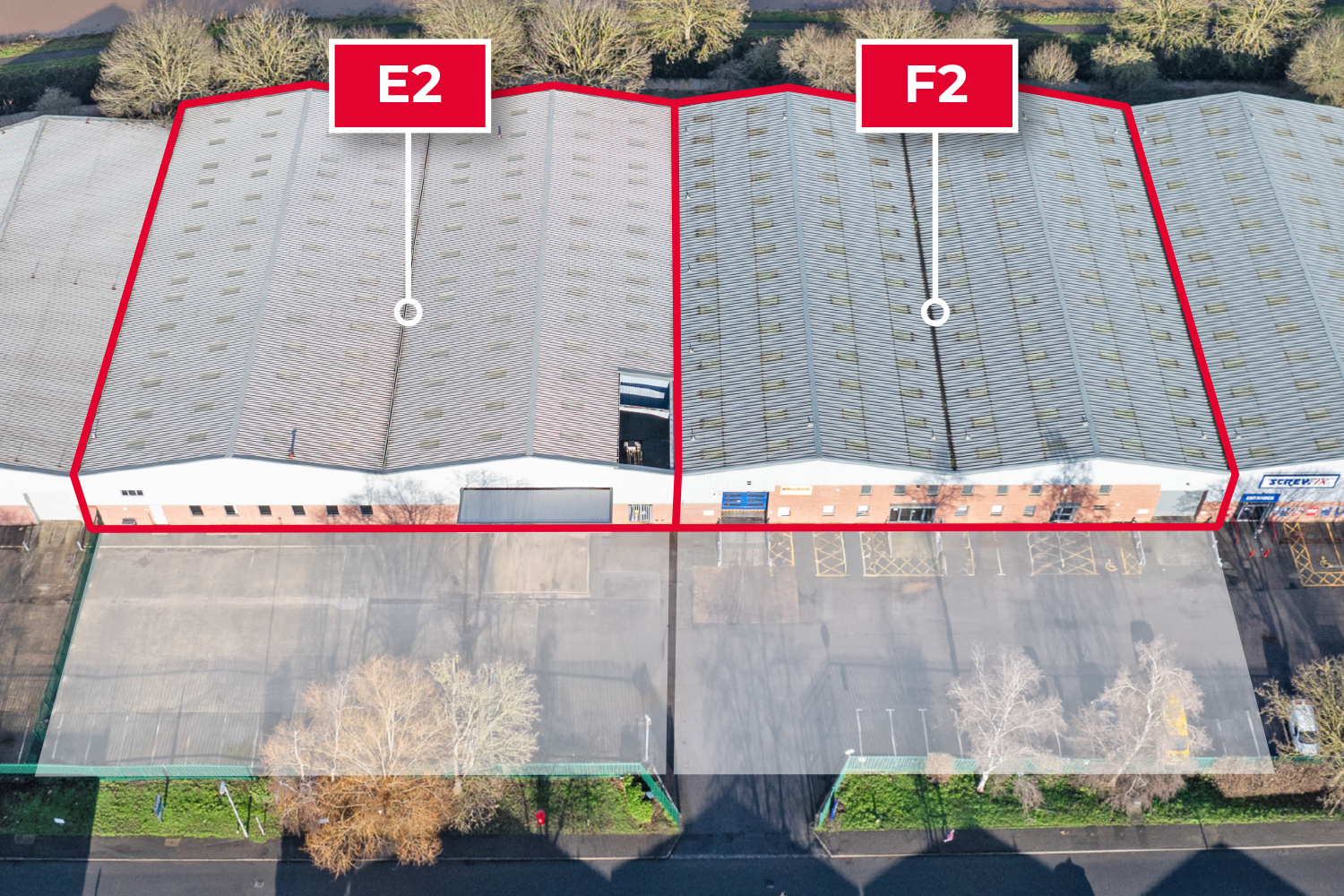 Unit E2 and F2 Aerial